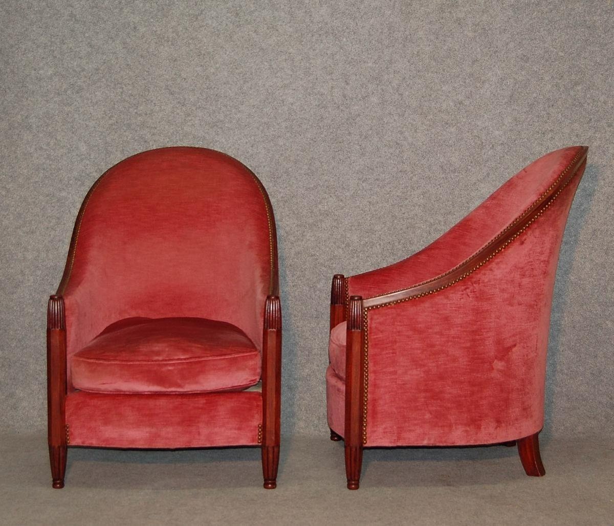 Armchairs 1925 By Dim René Joubert And Philippe Petit-photo-2