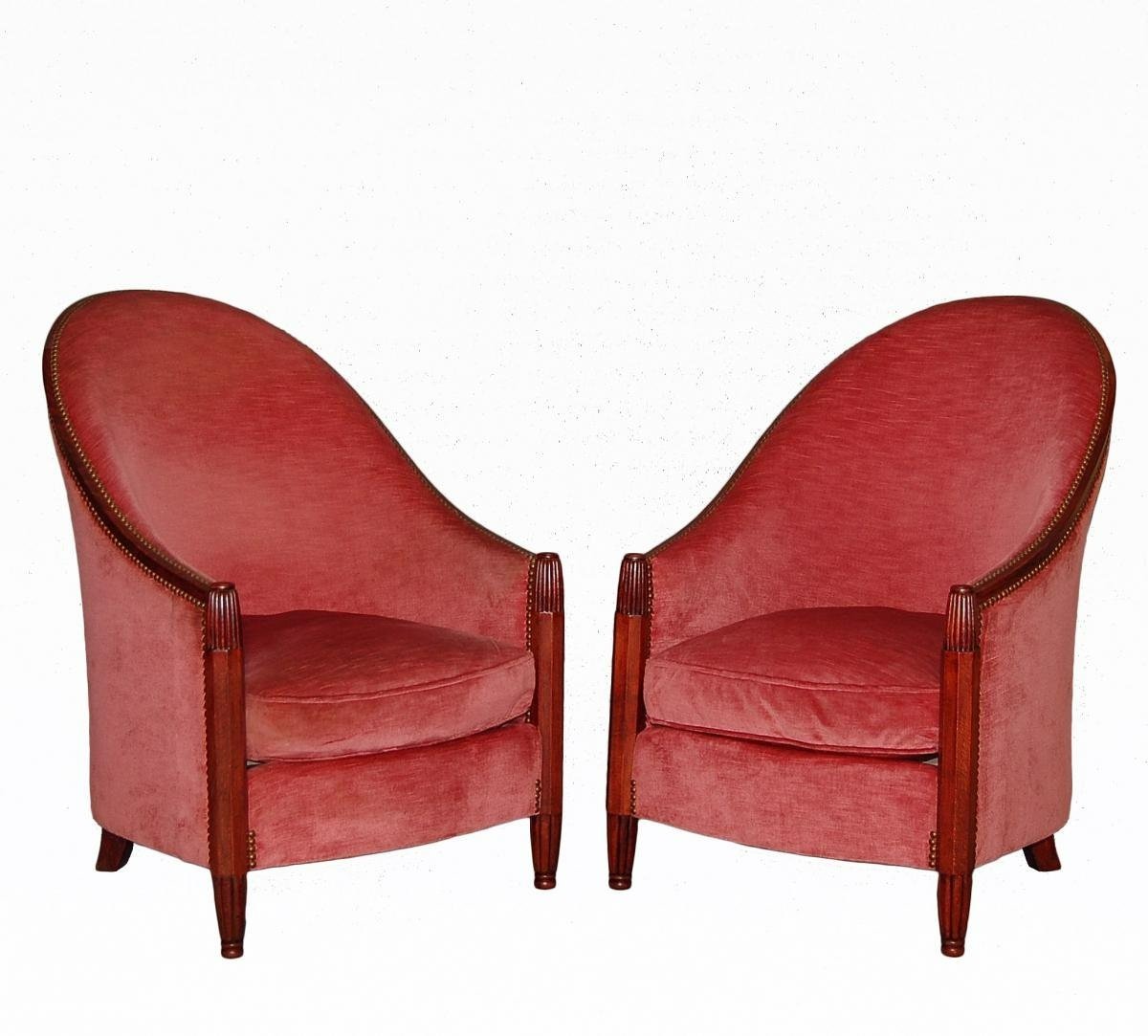 Armchairs 1925 By Dim René Joubert And Philippe Petit