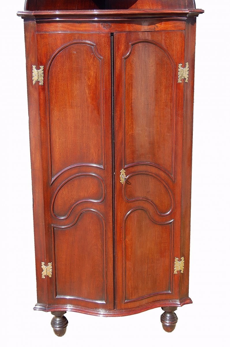 Curved Corner Cabinet, 18th Century, Holland-photo-6