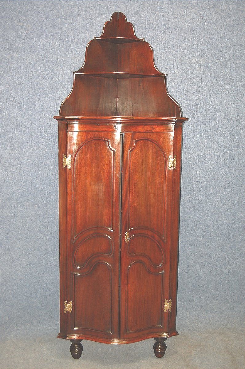 Curved Corner Cabinet, 18th Century, Holland-photo-5