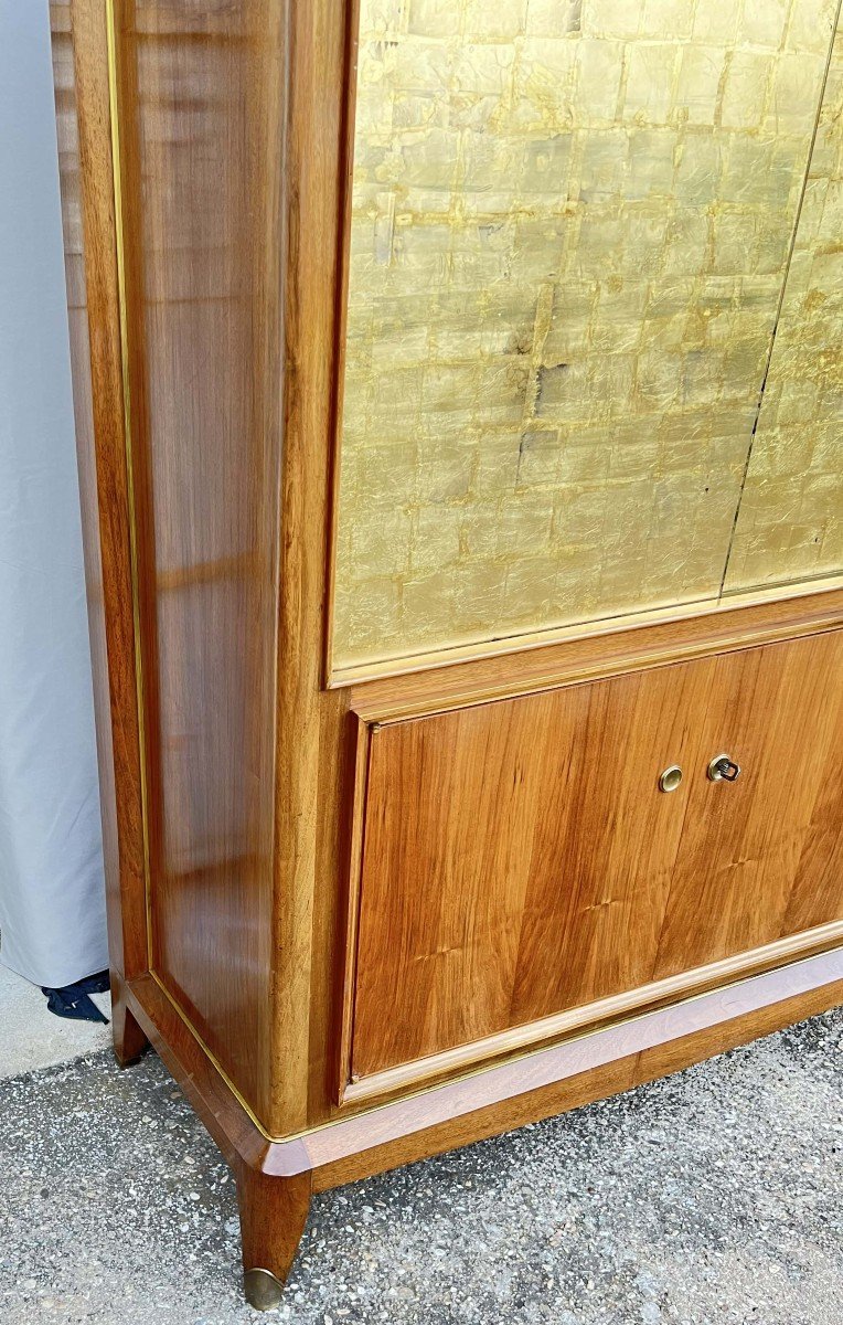 Dominique - André Domin (1883-1962) And Marcel Genevrière (1885-1967) Art Deco Cabinet-photo-1