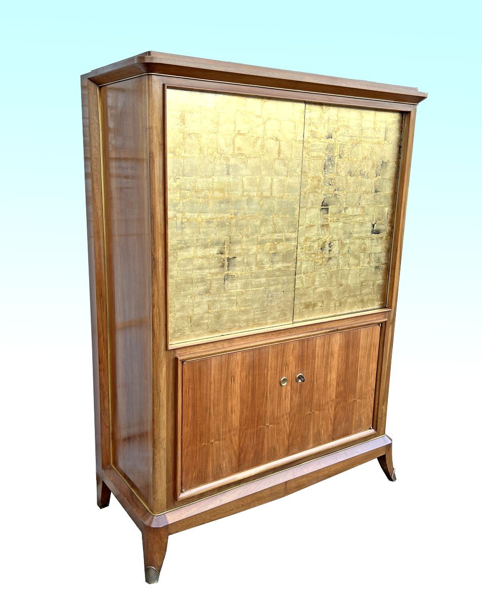 Dominique - André Domin (1883-1962) And Marcel Genevrière (1885-1967) Art Deco Cabinet