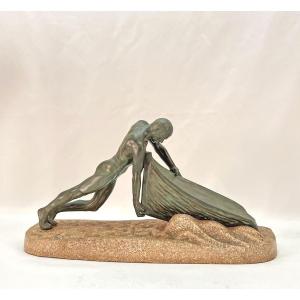 Sculpture Art D&eacute;co Sign&eacute;e Max Le Verrier