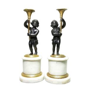 Pair Of Eighteenth Century Candlesticks