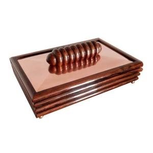 Art Deco Box In Macassar Ebony