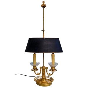 St Louis XVI Gilt Bronze Hot Water Bottle Lamp 