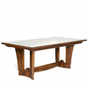 Maxime Old (1910-1991) Walnut Dining Table