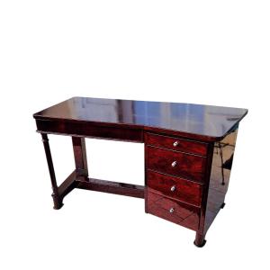 Bureau asymétrique verni époque Art Déco 