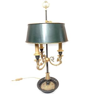Lampe Bouillotte à Cariatides Signée Gagneau Paris, fondée en 1800