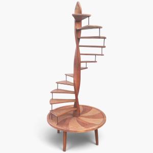 Escalier hélicoïdal décoratif H 228cm