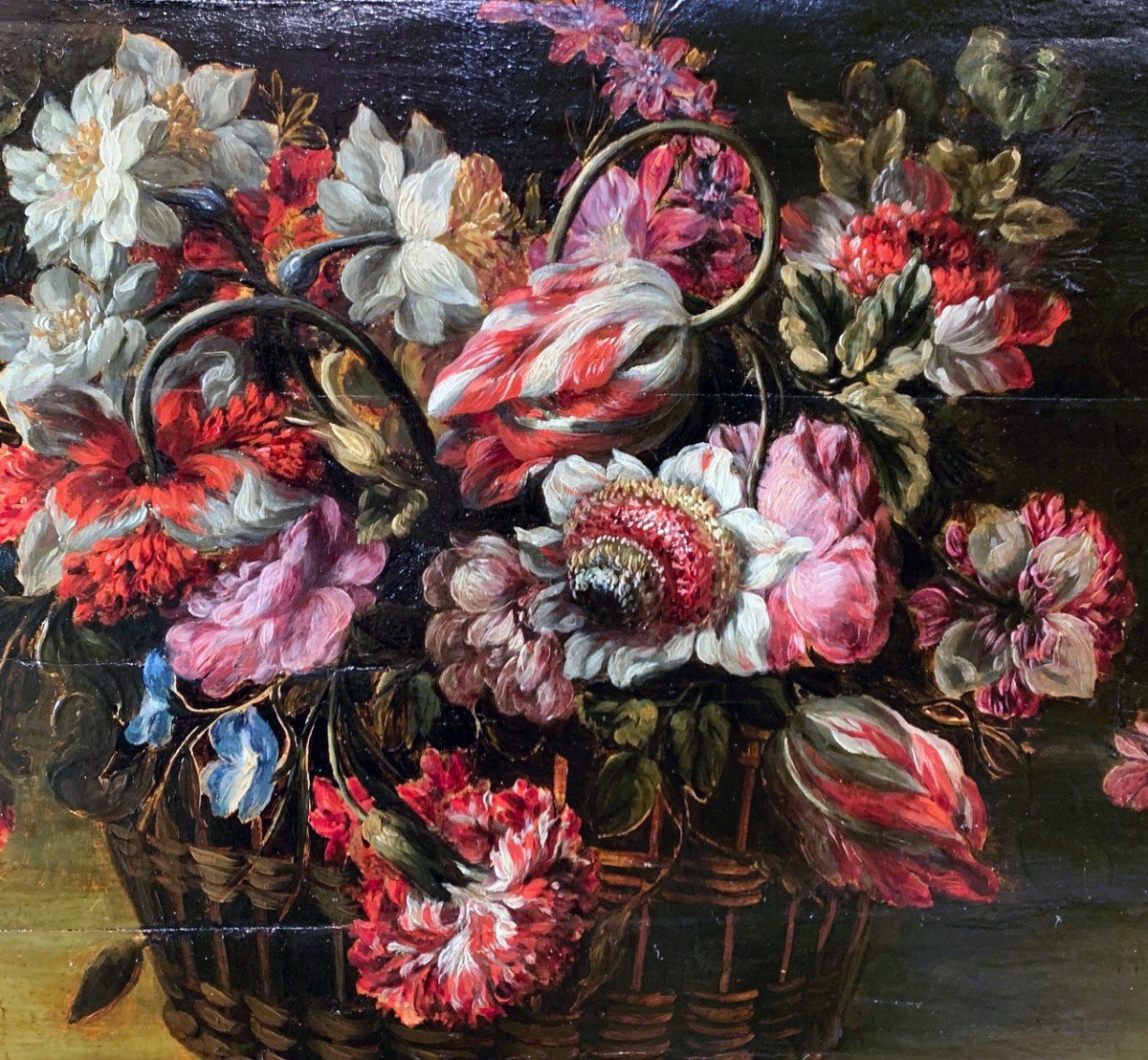 Bouquet Of Flowers (surroundings) By Margherita Caffi (1648 - 1710)-photo-3