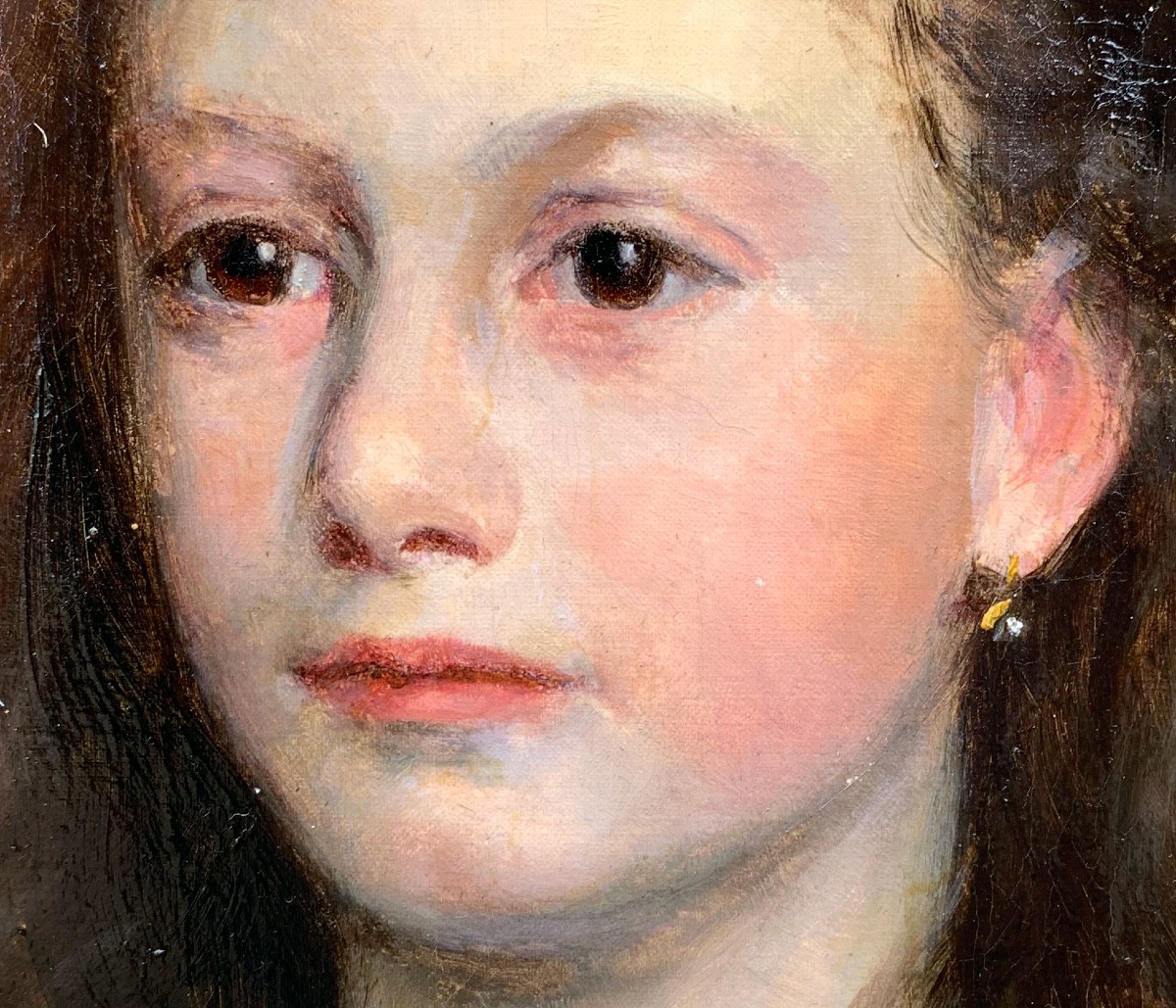 Portrait jeune fille Charles Hermans (1839–1924)-photo-2