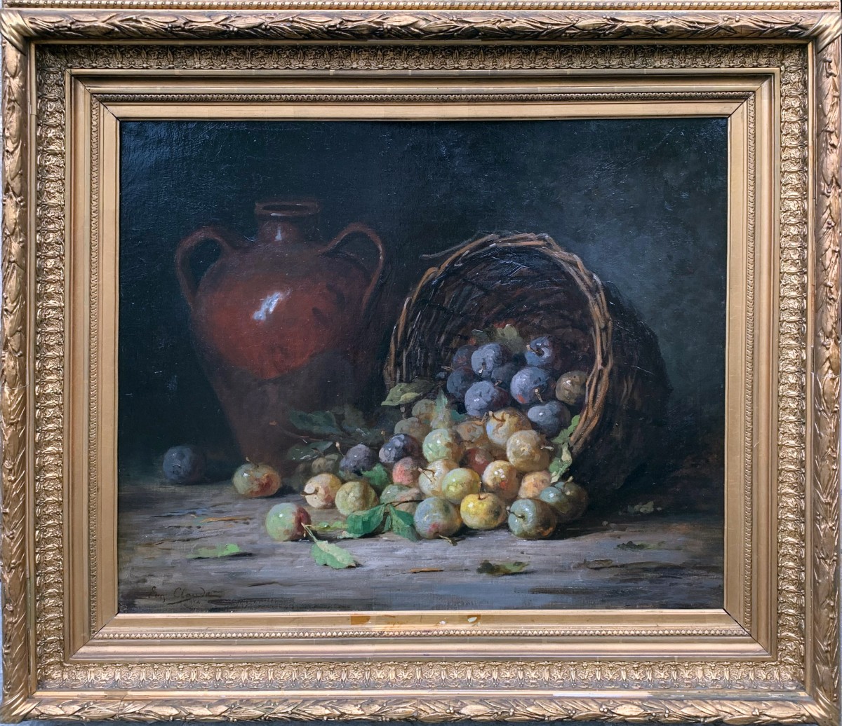 Nature morte signée Eugène Claude – 1841/1923