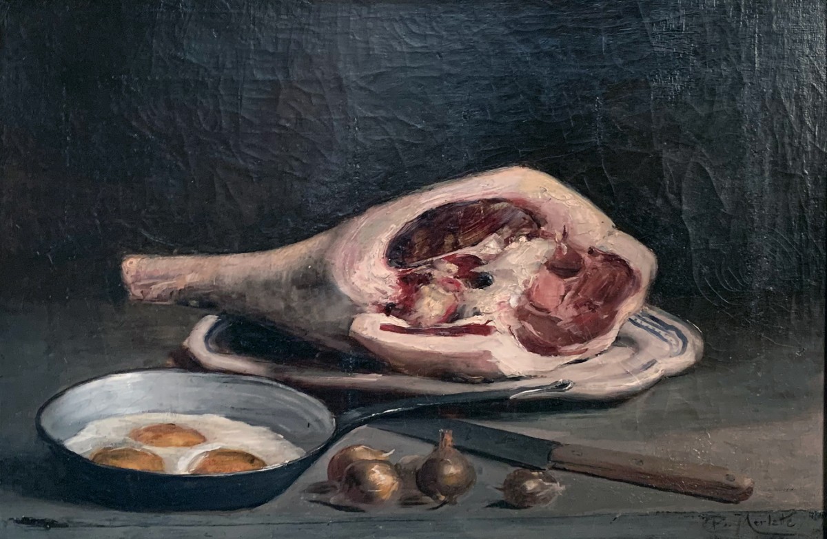 Fried Eggs By Charles Merlette (1861–1899)-photo-2
