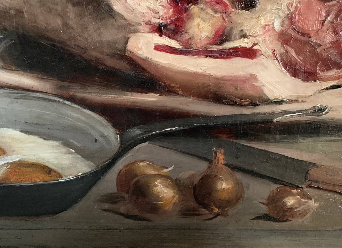 Fried Eggs By Charles Merlette (1861–1899)-photo-1