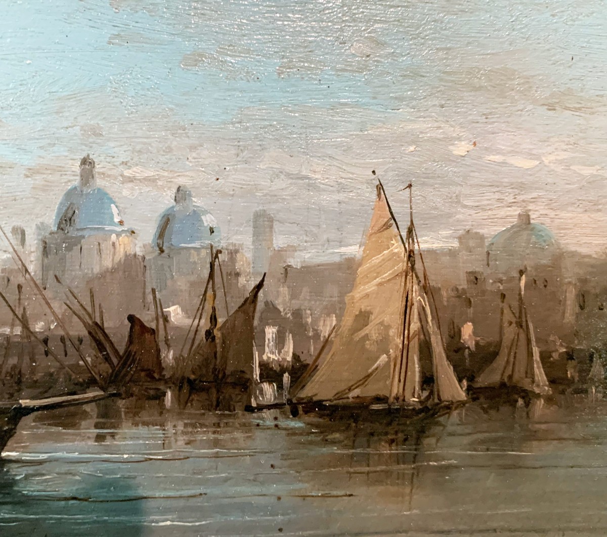 View Of Venice (surroundings) By Pietro Galter (1840-1901)-photo-4