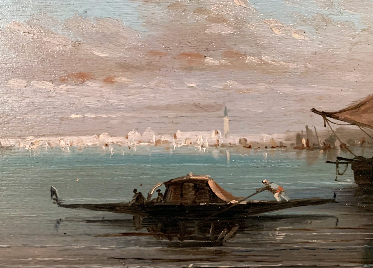 View Of Venice (surroundings) By Pietro Galter (1840-1901)-photo-1