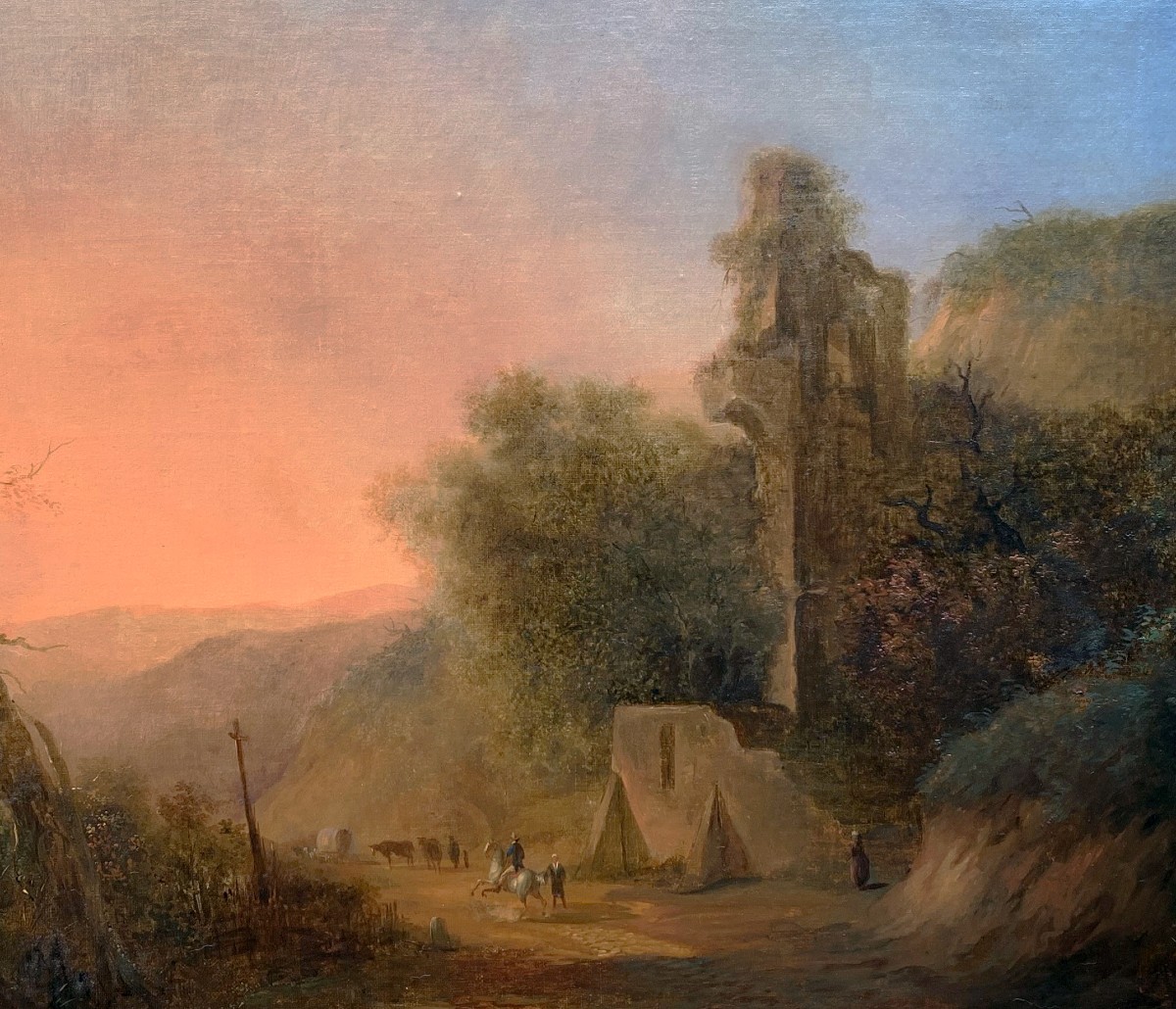 Paysage aux ruines (entourage) Augustus Wall Callcott (1779–1844) -photo-3