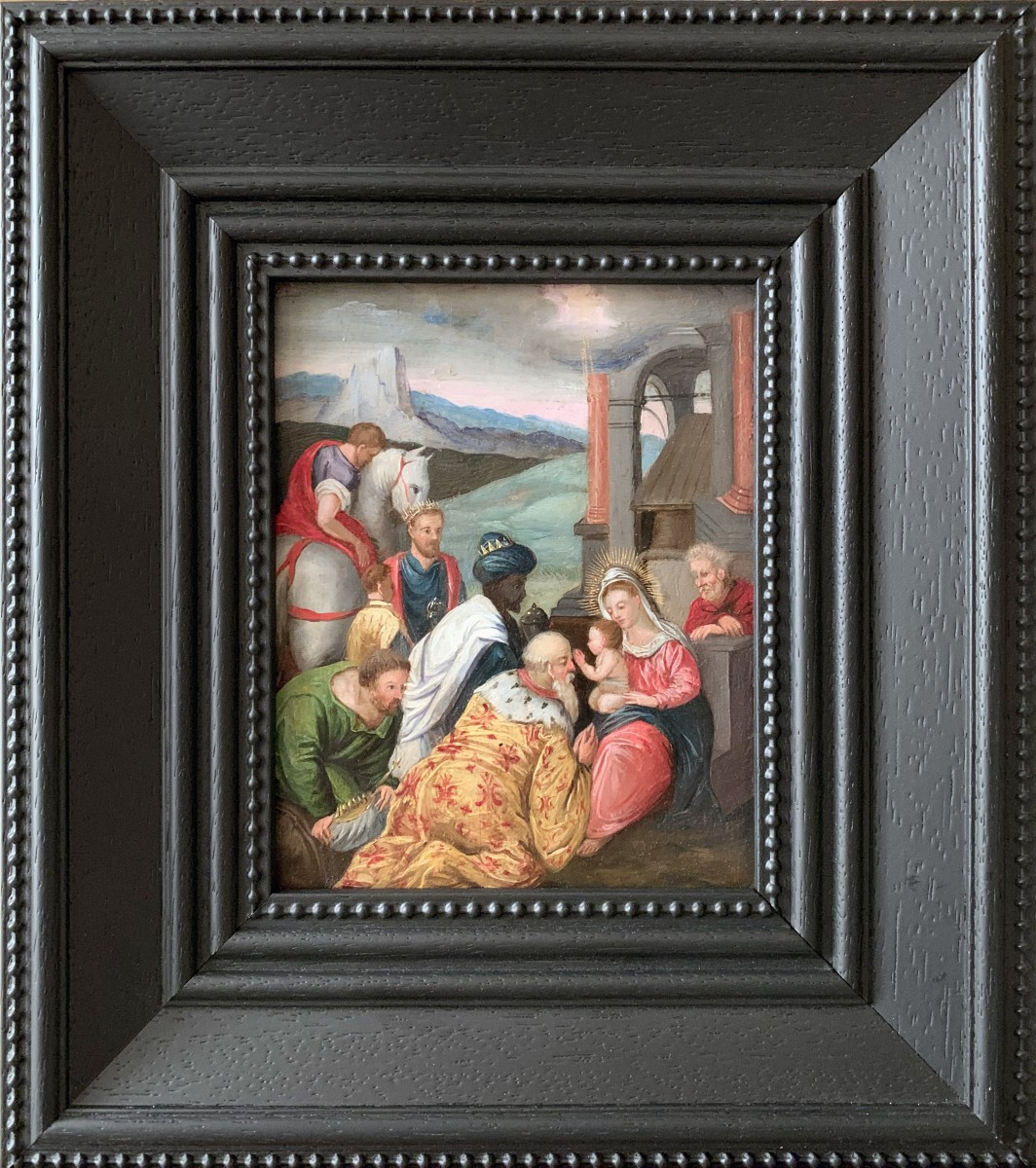Adoration Of The Magi On Copper, Frantz Franken II Entourage (15811642)