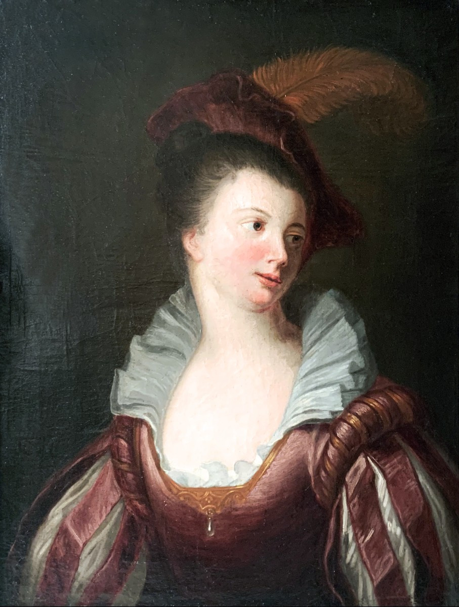 Dame de qualité– Entourage de Alexis Grimou (1678/1733)-photo-2