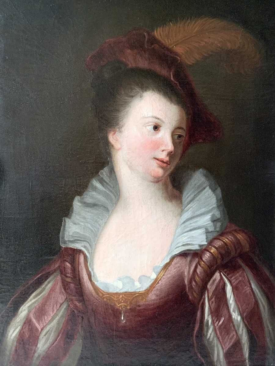 Dame de qualité– Entourage de Alexis Grimou (1678/1733)-photo-3