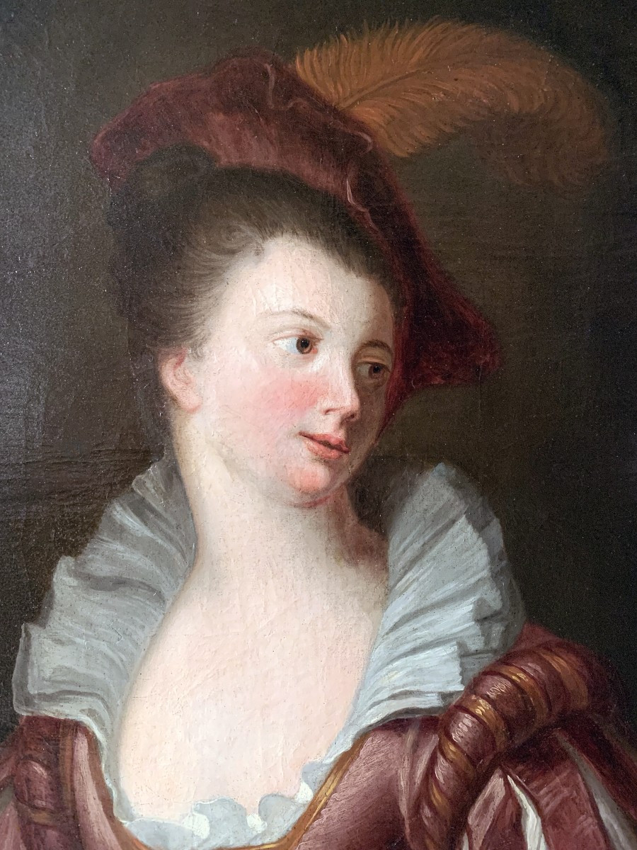 Dame de qualité– Entourage de Alexis Grimou (1678/1733)-photo-4