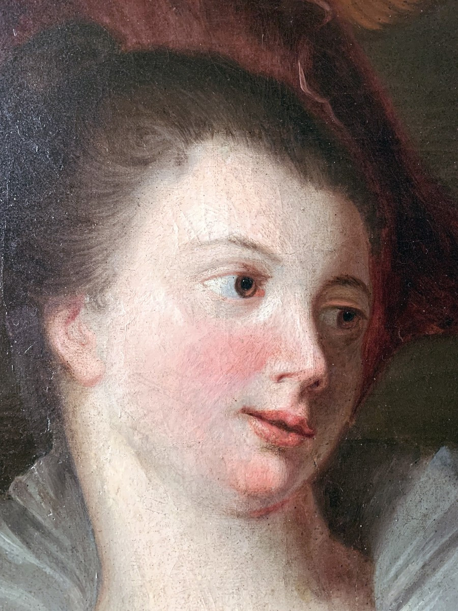 Dame de qualité– Entourage de Alexis Grimou (1678/1733)-photo-1