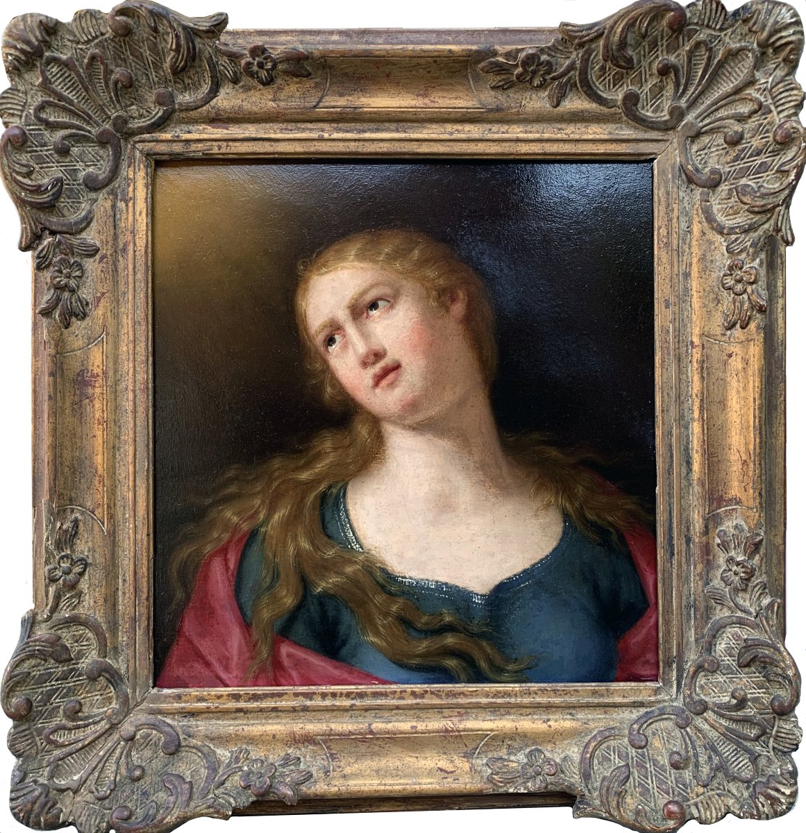 Sainte Madeleine en extase entourage de Guido Réni (1575-1642)