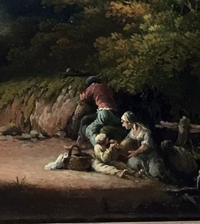 Paysage Lacustre Animé Att. Göbell Gerrit Hendrik (1786/1833)-photo-4