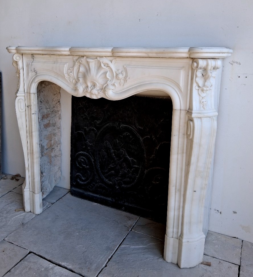 Louis XV Marble Fireplace-photo-1