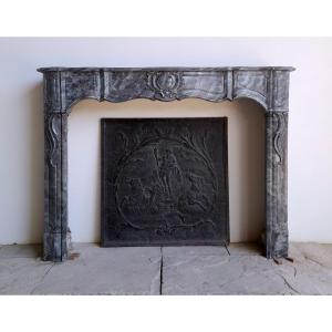 Louis XV Marble Fireplace 