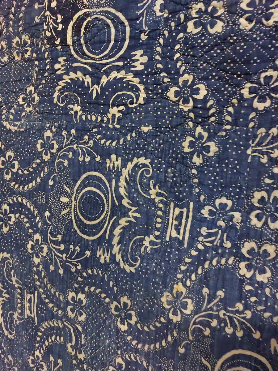 18th Century Quilted Blanket Printing At La Réserve-photo-2