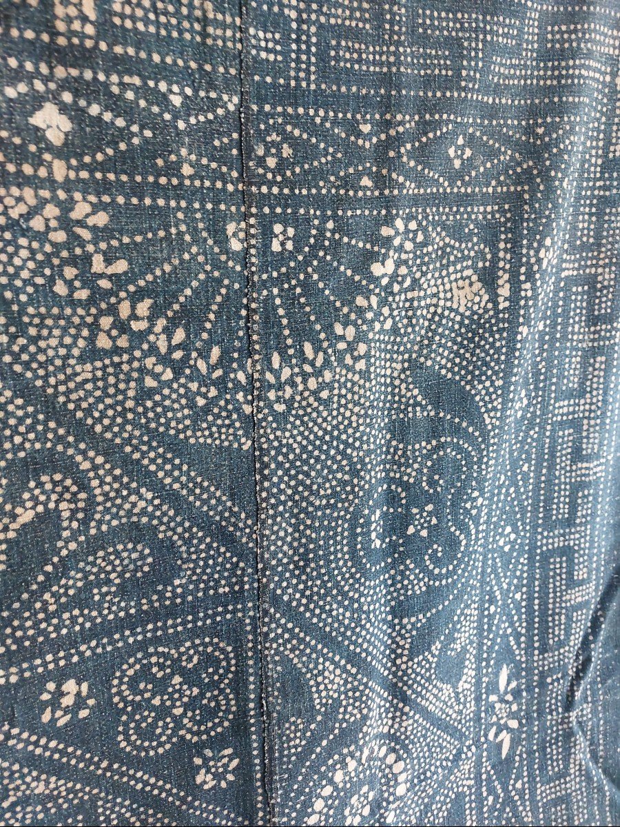 Textile Début XXe Chine Indigo-photo-3