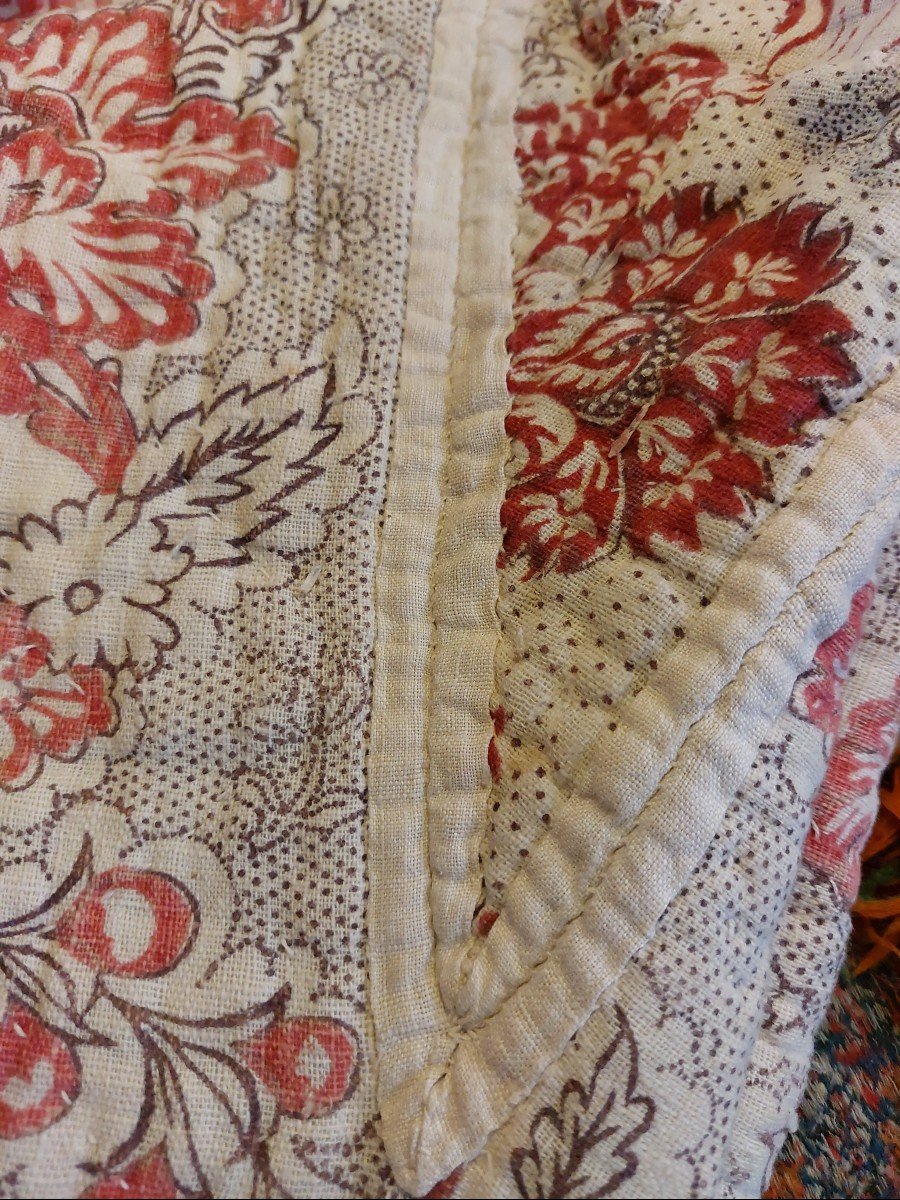 18th Century Quilted Blanket For Duchess Bed-photo-4