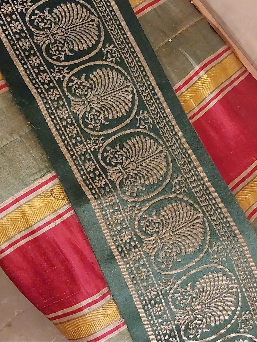 Empire/restoration Style Silk And Linen Braid-photo-2