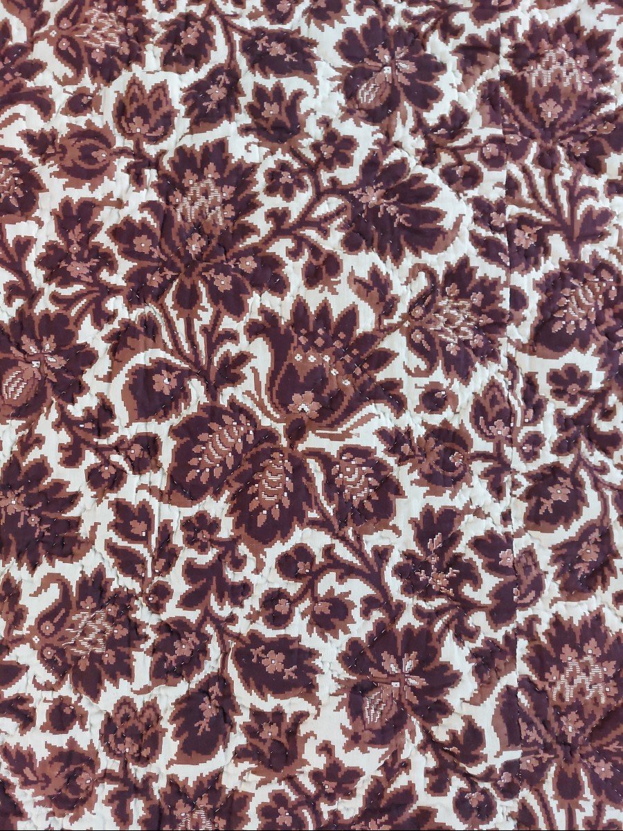 Couverture Piquée d'époque XIXe -photo-5