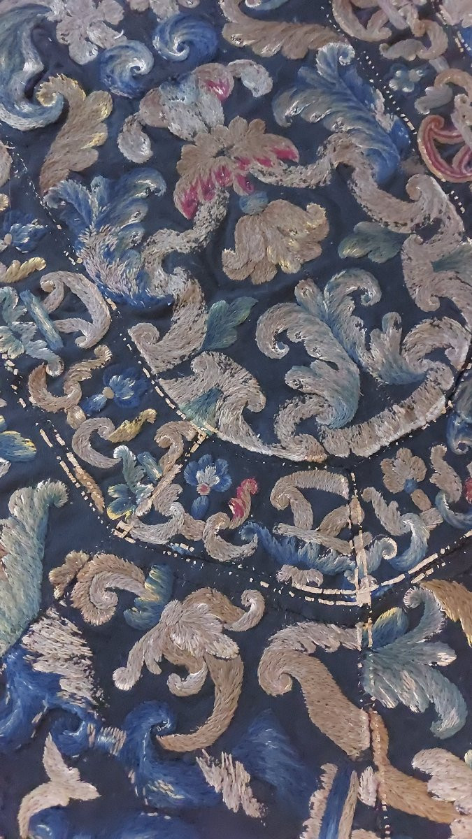 Broderie époque XVIIe/XVIIIe -photo-4