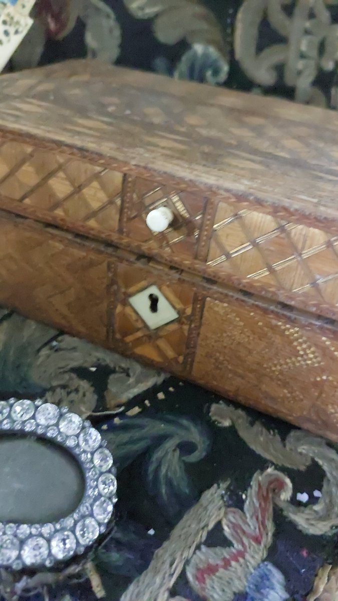 Coffret marqueterie de paille -photo-4