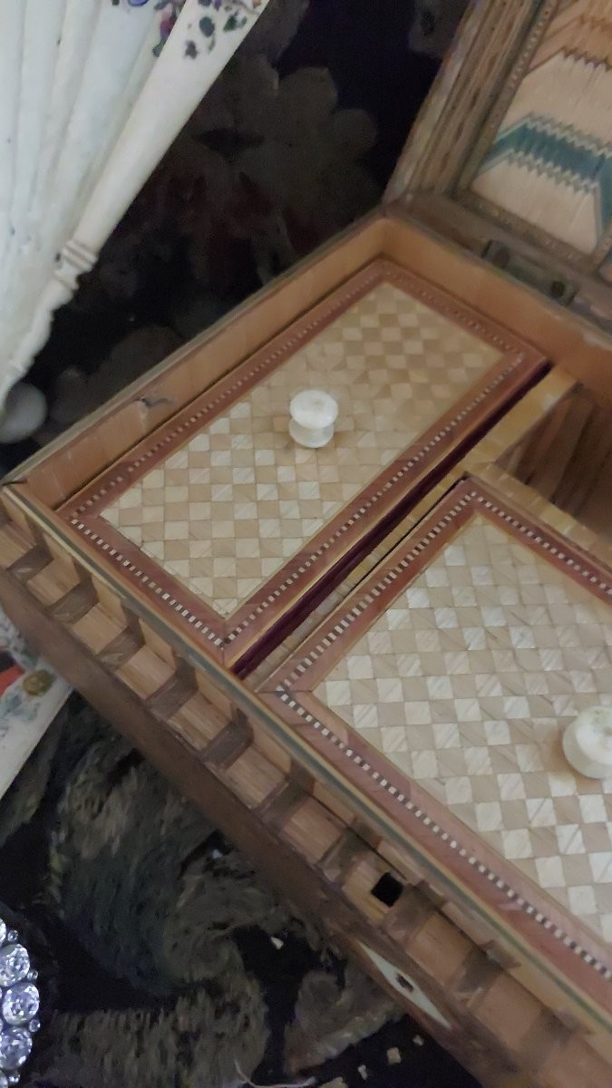 Coffret marqueterie de paille -photo-4