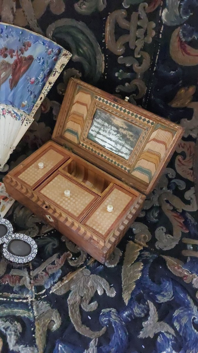 Coffret marqueterie de paille -photo-7