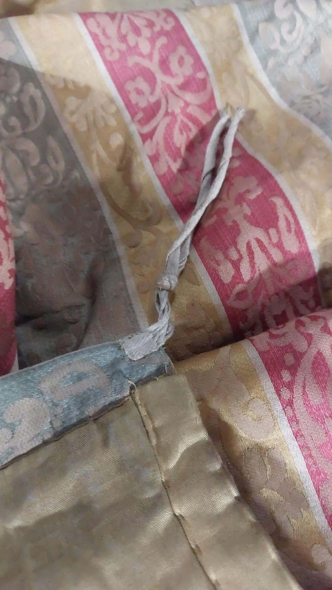 Pair Of 19th Century Curtains 300 X 125 Cm-photo-3