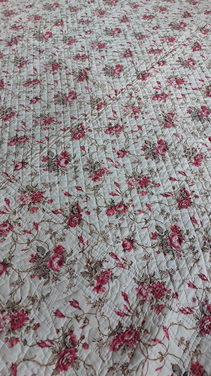 Courtepointe XIXe imprimée -photo-2
