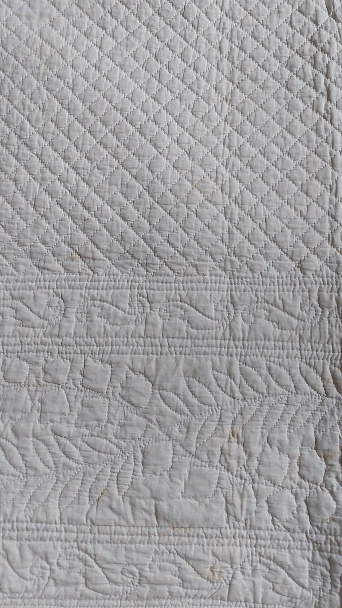 Courtepointe XIXe imprimée -photo-6