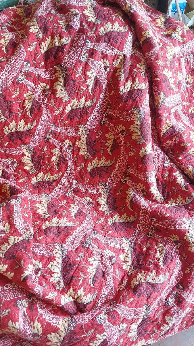 Toile imprimée époque XVIIIe pièce 2-photo-3