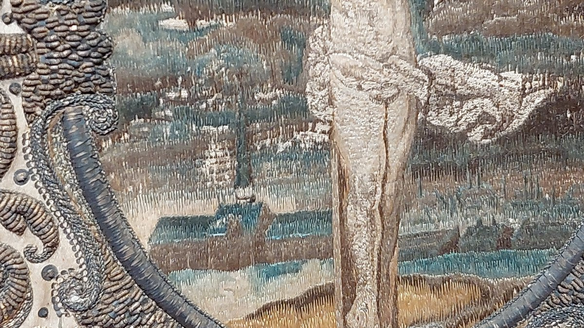 Broderie XVIIe Christ -photo-2