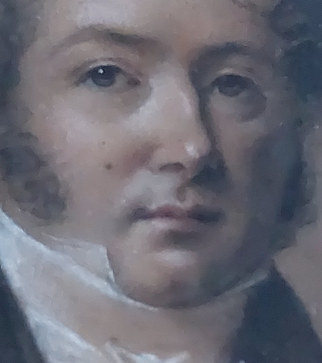 Portrait Of A Man Drawing From The 19th Century -photo-1
