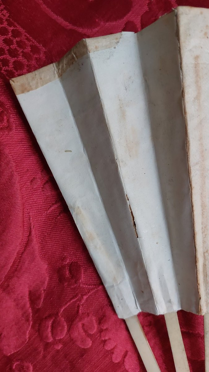 Painted Fan From The Late 18th Century -photo-3