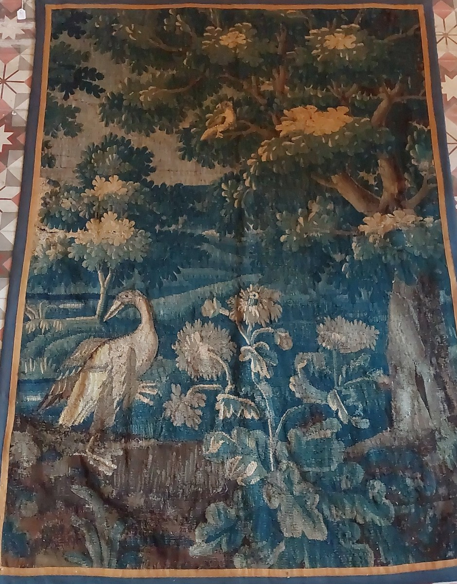Tapisserie Aubusson XVIIIe verdure -photo-2