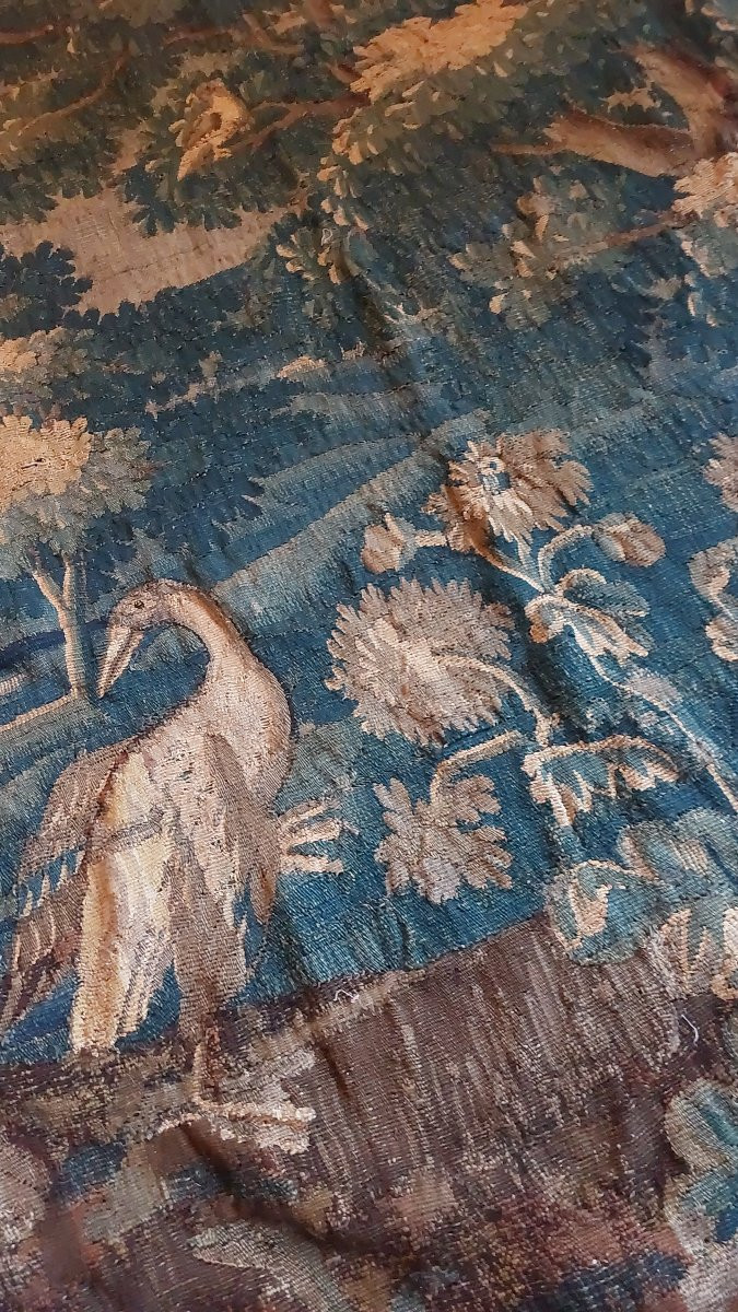 Tapisserie Aubusson XVIIIe verdure -photo-3