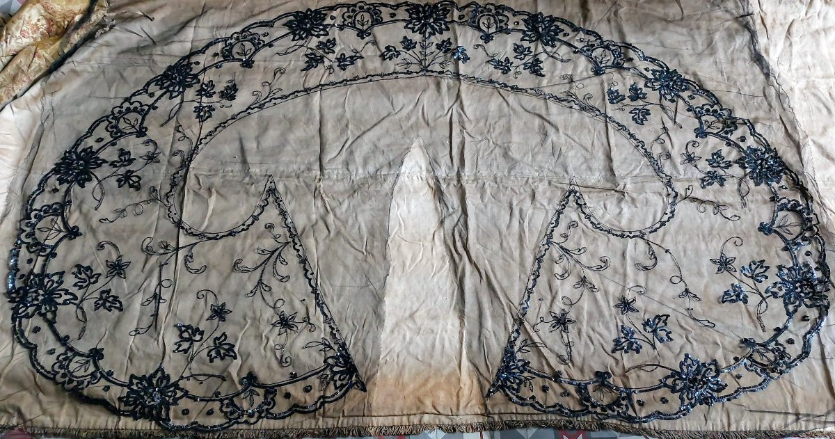 Broderie tulle début XXe -photo-3